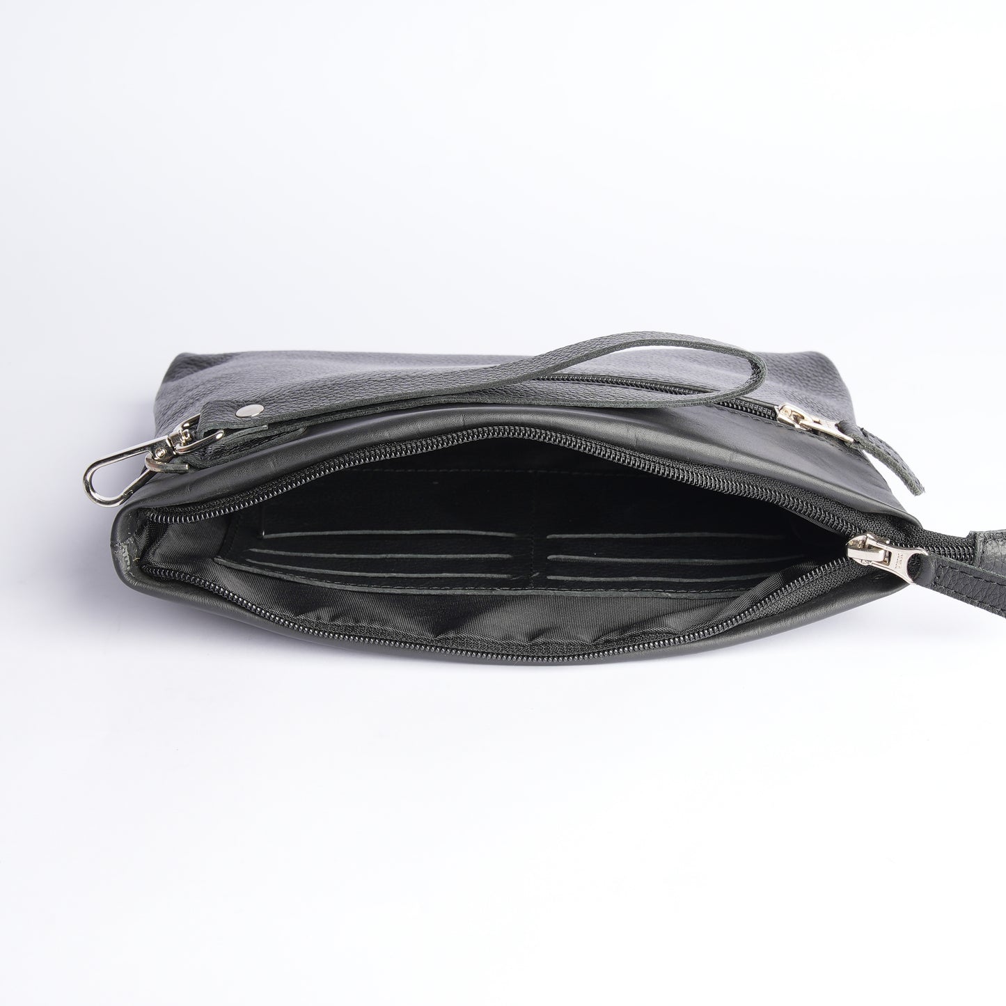 Handmade Leather Pouch Black