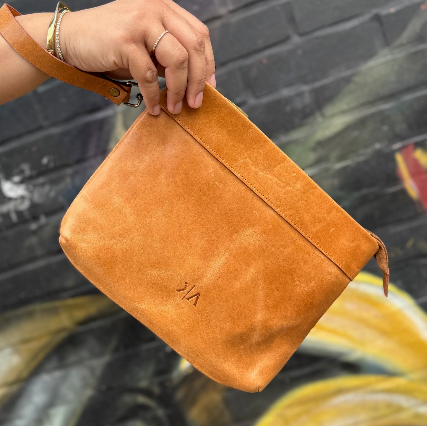 Hand Pouch - Tan