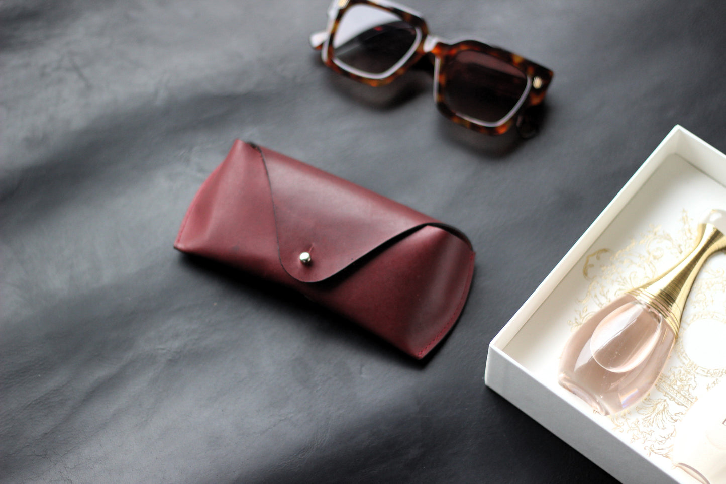 Sunglasses Case - Burgundy