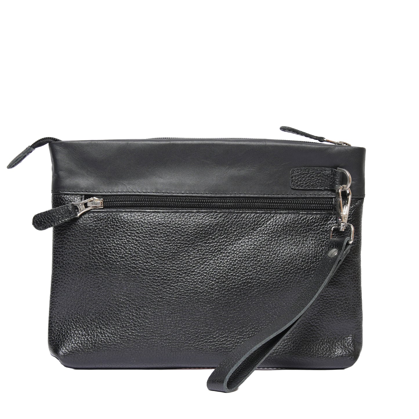 Handmade Leather Pouch Black