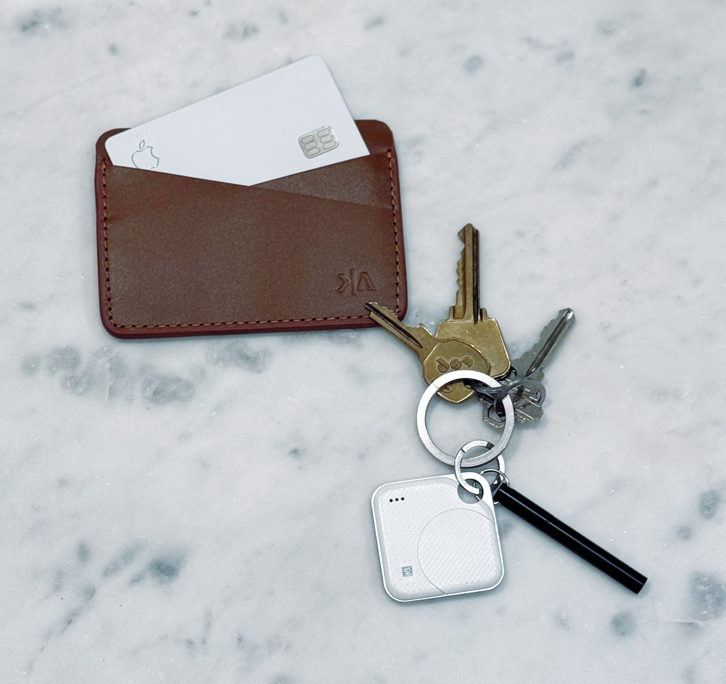 Slim Card Holder - Tan
